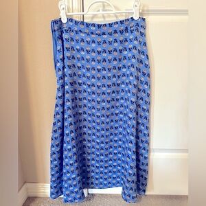 NWT Ann Taylor flower print midi skirt 2P